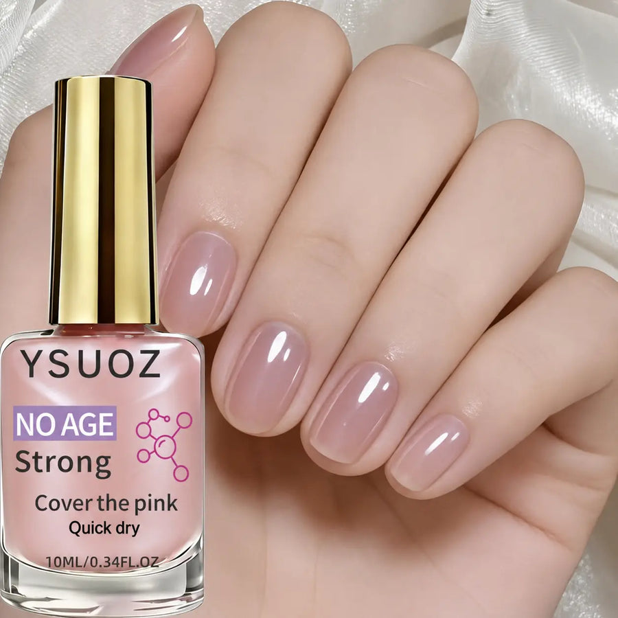 Nude Pink Nail Hardener, Easy to Apply, Natural Drying, Moonlight Pink Enhancer, Summer Style, Nude Series Nail Oil, Quick-Drying, Natural Reflective Texture Effect, Long-Lasting Formula, Enhances Nail Strength, Making Nails Stronger, Smoother
