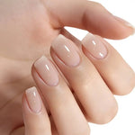 Transparent Jelly Nail Hardener - Naturally Dries Quickly, No Curing Required, Enhances Nail Hardness, Suitable for Those with Weak and Brittle Nails, Durable Formula