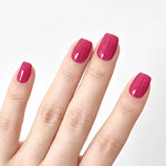 Raspberry Pink Nail Strengthener Nail Polish - No UV Lamp Required, Easy to Use, Suitable for Hands and Ft
