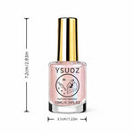 Fast-Drying Nail Polish in Polarized Nude, Strengthening and Long-Lasting Glossy Formula for Healthy Manicures and Casual Art, 10Ml, Healthy Nail Polish, Nail Art