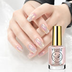 Fast-Drying Nail Polish in Polarized Nude, Strengthening and Long-Lasting Glossy Formula for Healthy Manicures and Casual Art, 10Ml, Healthy Nail Polish, Nail Art