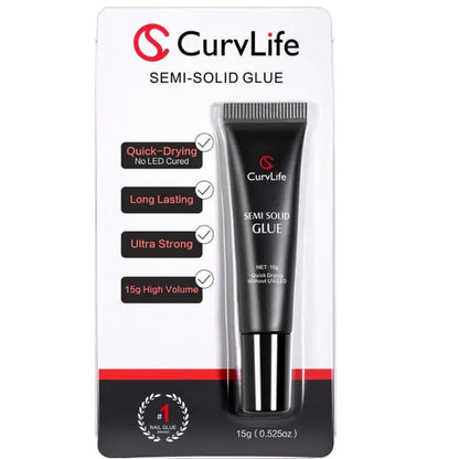 Milky White Press on Nails | Curvlife Nail | 30Pcs | Glossy Natural Finish | Easy Apply, Comfortable & Durable | Daily, Business & Elegant Nail Art | Summervibes