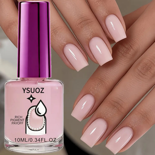 YSUOZ Rose Nude Pink Liquid Nail Strengthener - Salon-Quality At-Home Nail Treatment, Beginner-Friendly, Natural, Casual, Apply Easily, Fast Drying, No Curing, Long-Lasting Glossy Finish, Versatile, Everyday Wear, Quick Dry, Salon-Quality Results, Durable