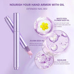 Ceramic Cuticle Oil Pusher Pen,3-In-1 Cuticle Remover Buffer Pen with Tools