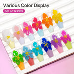 [Pre-Orde] MIZHSE 3D Nail Art Gel Kit – Multi-Color Set for Flowers, Charms & Creative Designs | Non-Sticky Builder Gel