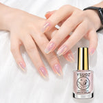 Fast-Drying Nail Polish in Polarized Nude, Strengthening and Long-Lasting Glossy Formula for Healthy Manicures and Casual Art, 10Ml, Healthy Nail Polish, Nail Art