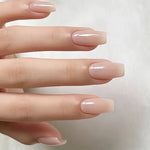 Transparent Jelly Nail Hardener - Naturally Dries Quickly, No Curing Required, Enhances Nail Hardness, Suitable for Those with Weak and Brittle Nails, Durable Formula