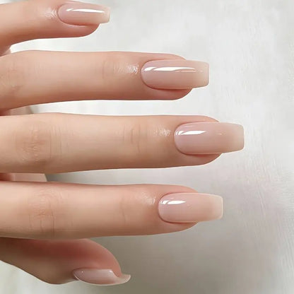 Transparent Jelly Nail Hardener - Naturally Dries Quickly, No Curing Required, Enhances Nail Hardness, Suitable for Those with Weak and Brittle Nails, Durable Formula