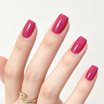 Raspberry Pink Nail Strengthener Nail Polish - No UV Lamp Required, Easy to Use, Suitable for Hands and Ft