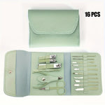 16Pcs Nail Clippers and Nail Trimming Tool Set, a Professional Nail Clipper and Pedicures Tool Kit That Is Easy to Carry