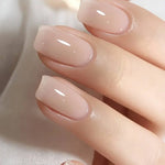 Transparent Jelly Nail Hardener - Naturally Dries Quickly, No Curing Required, Enhances Nail Hardness, Suitable for Those with Weak and Brittle Nails, Durable Formula