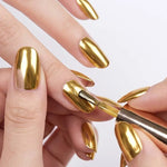 Golden Metallic Nail Polish, Quick-Drying Formula, No Baking Required, Long-Lasting Shine, Salon-Style Manicure, Alcohol-Free, Suitable for Adults, a Must-Have for Nail Art Enthusiasts