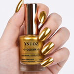 Golden Metallic Nail Polish, Quick-Drying Formula, No Baking Required, Long-Lasting Shine, Salon-Style Manicure, Alcohol-Free, Suitable for Adults, a Must-Have for Nail Art Enthusiasts