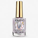 10Ml Sugar Glaze Donut Clove Mirror Aurora Nail Strengthener - Polarized Unicorn Polish, No Light Needed, Natural Drying, Easy Application, High-Gloss Reflective Effect, Jelly Texture, Beauty Enhancer
