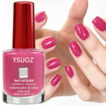 Raspberry Pink Nail Strengthener Nail Polish - No UV Lamp Required, Easy to Use, Suitable for Hands and Ft