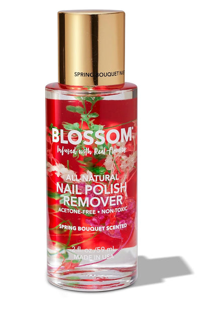 Nail Polish Remover Non Acetone, Scented, Vegan, Plant-Based, 2Oz