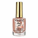 Summer Glass Bead Nude Nail Strengthener - 10Ml Mirror-Clear Nude Glass Nail Hardener, No Lamp Required, Natural Quick-Dry Formula, Mirror-Like Natural Reflective Effect, Strengthens Nails, Long-Lasting Formula, High-Gloss Finish, Suitable for Weak Nails