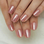 Milky White Press on Nails | Curvlife Nail | 30Pcs | Glossy Natural Finish | Easy Apply, Comfortable & Durable | Daily, Business & Elegant Nail Art | Summervibes