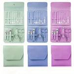 16Pcs Nail Clippers and Nail Trimming Tool Set, a Professional Nail Clipper and Pedicures Tool Kit That Is Easy to Carry